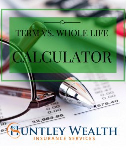 Term vs. Whole Life Insurance Comparison Calculator