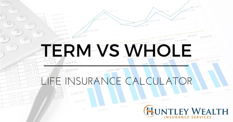 Term vs. Whole Life Insurance Comparison [Calculator]