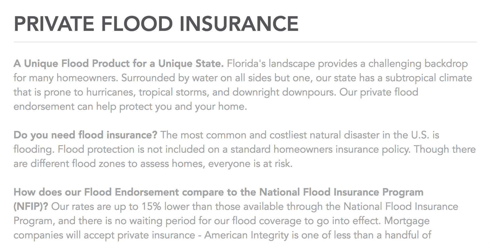 American Integrity Flood Insurance American Integrity Flood Insurance