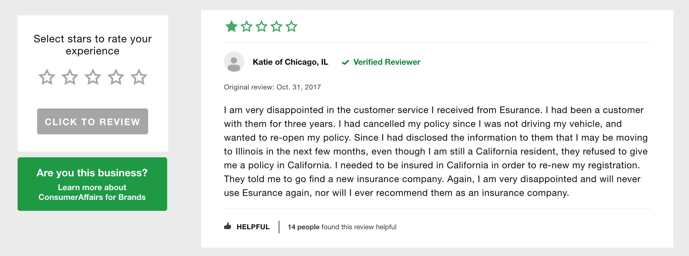 Esurance Customer Service Review Esurance Customer Service Review