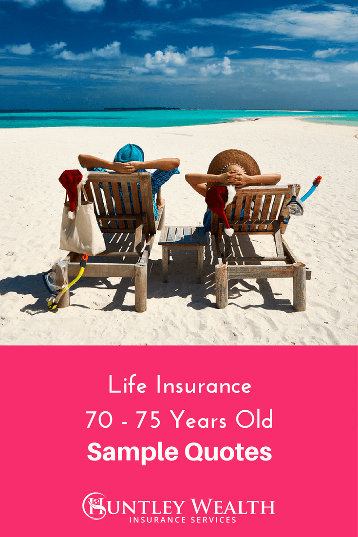 Term and Whole Life Insurance Quotes for males and females ages 70 years old 71