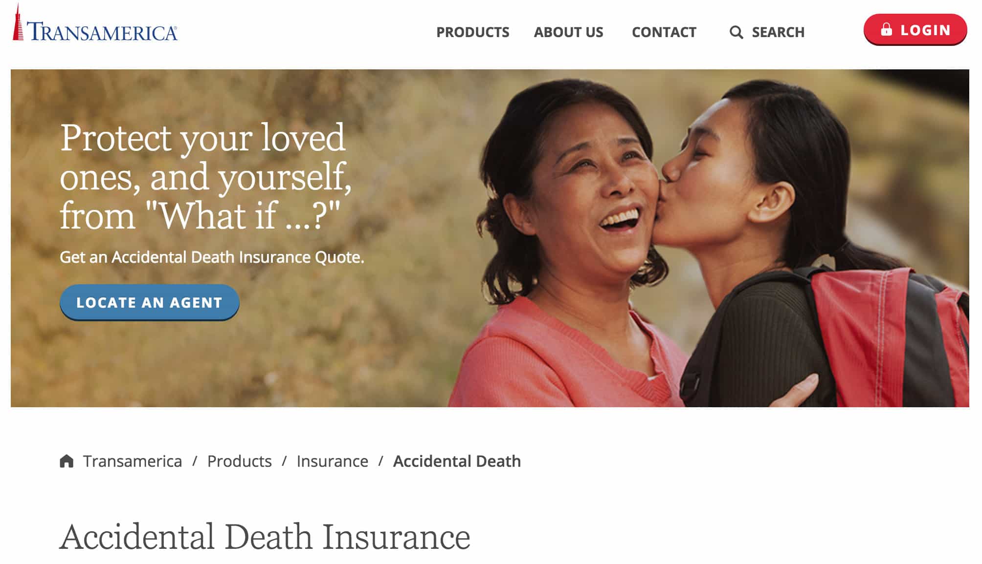 transamerica accidental insurance