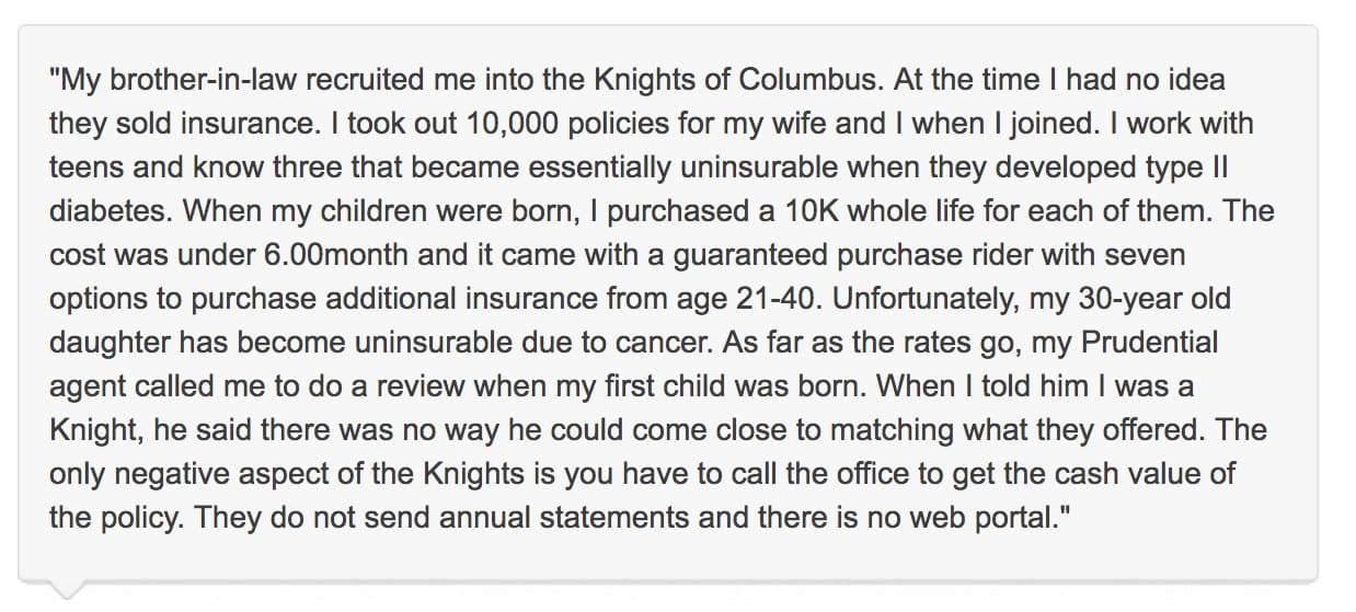 Knights of Columbus Insurance Review, KOFC Insurance