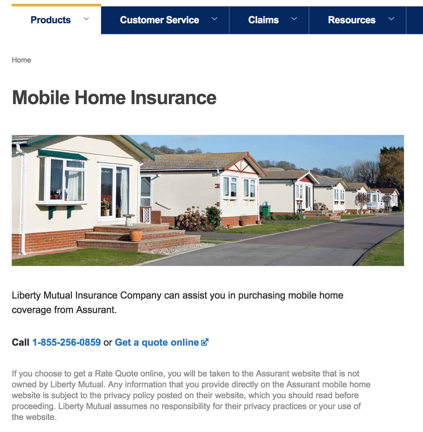 travel trailer insurance liberty mutual