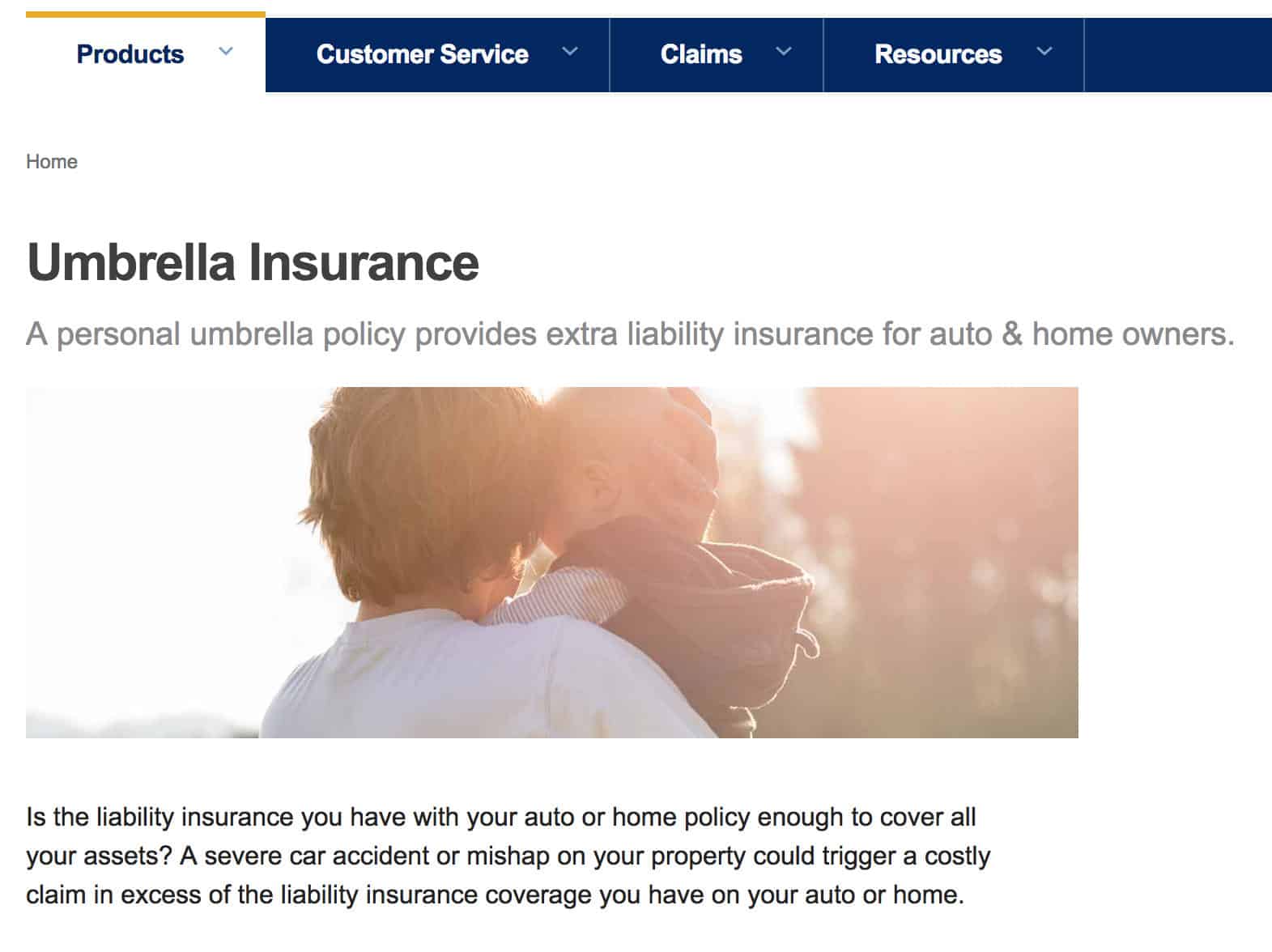 Liberty Mutual Insurance Umbrella