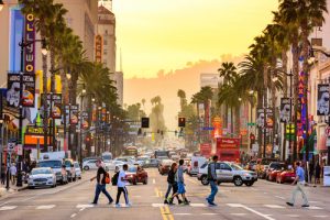 driving in Los Angeles