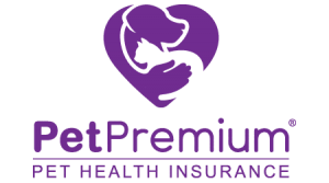 Pet Premium Pet Health Insurance Logo Purple on a white background