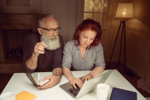 Couple in 50s applying for life insurance