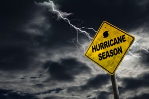 Hurricane warning sign to purchase homeowners insurance