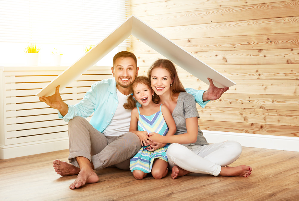family enjoying their home protected by a homeowners insurance policy