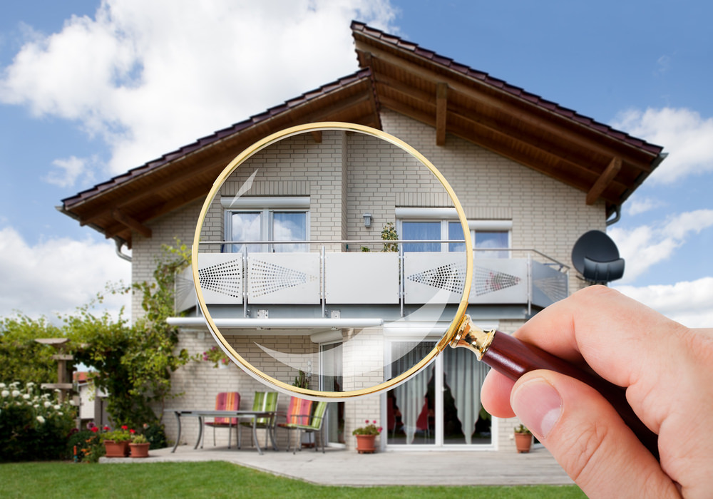 home having a home insurance inspection completed