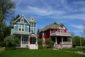 wooden houses in oak park illinois